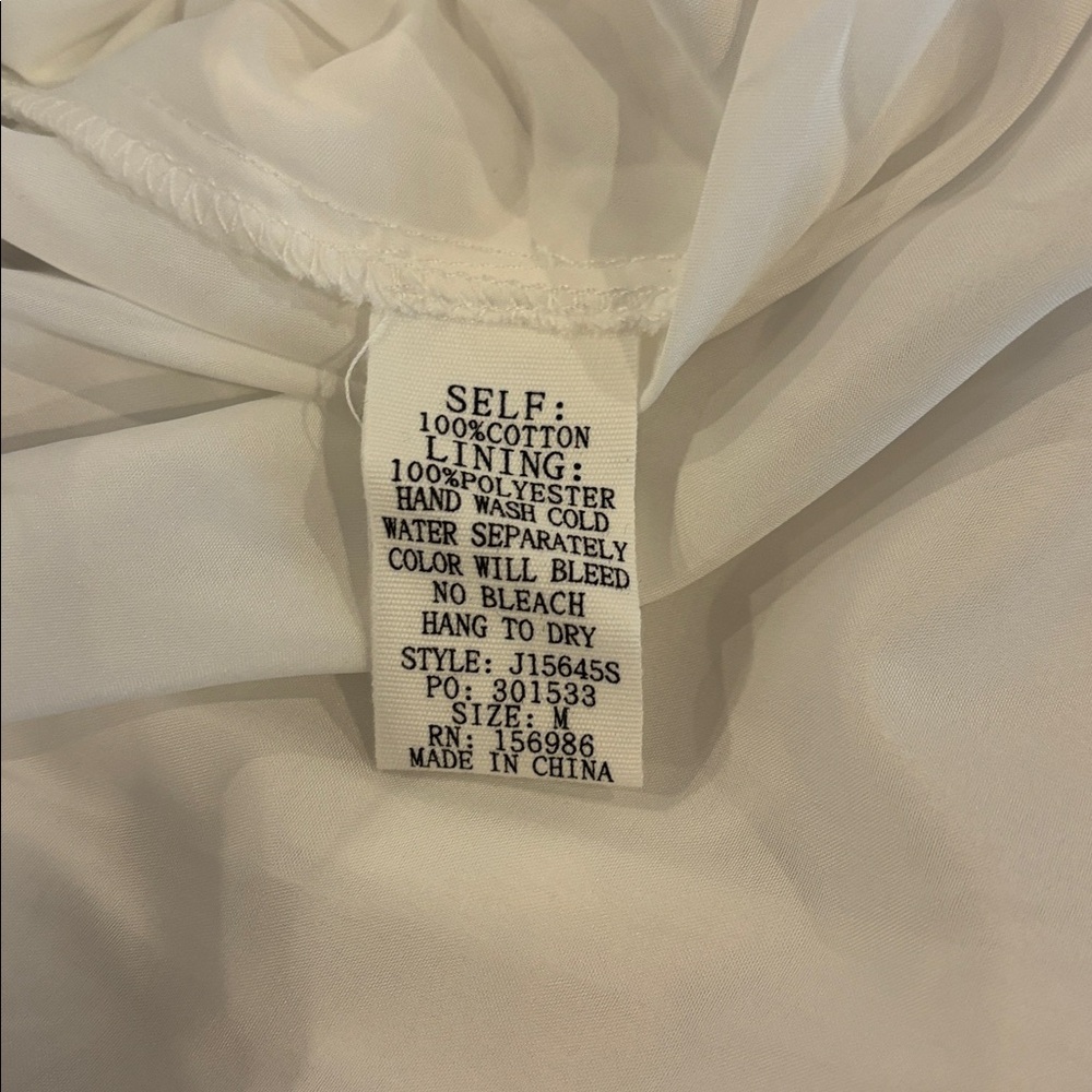 Idem Ditto Boutique Aimee Cinched Tie Skirt White Spring Summer Y2K Medium NWT - Picture 7 of 8